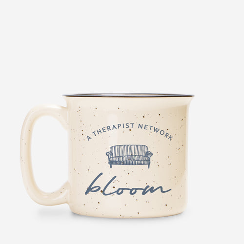 Bloom Ceramic Camp Mug (Speckled Cream) - 13oz